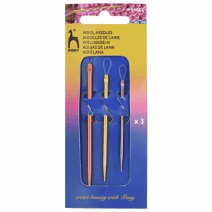 Hand Sewing Needles: Wool: Assorted Colours: 225 - 325mm