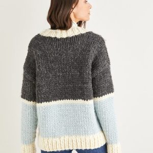 CREW NECK SWEATER IN SIRDAR ADVENTURE-Printed pattern in the post