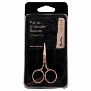 Scissors: Embroidery: 6.7cm/2.5in: Rose Gold