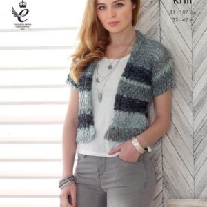 Sweater & Cardigan Knitted with Shine DK-Printed Pattern to the Post