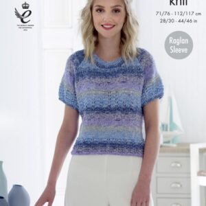 Sweater & Cardigan Knitted with Shine DK-Printed Pattern to the Post