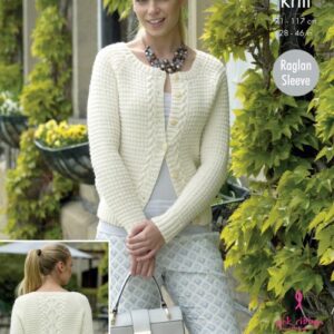 Sweater & Cardigan Knitted in Luxury Merino DK-Printed pattern in the post