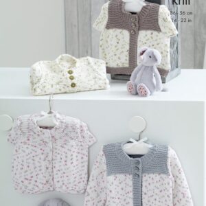 Cardigans Knitted in Cottonsoft Candy DK & Cottonsoft DK-Printed Pattern to the Post