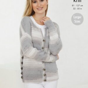 Sweater & Cardigan Knitted in Beaches DK-Printed Pattern to the Post