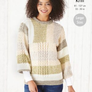 Sweater & Jacket Knitted in Harvest DK-Printed pattern in the post