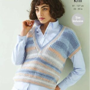 Top & Sweater Knitted in Beaches DK-Printed Pattern to the Post