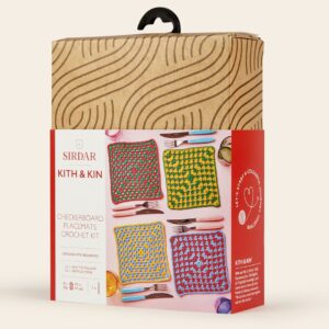 CHECKERBOARD PLACE MATS CROCHET KIT